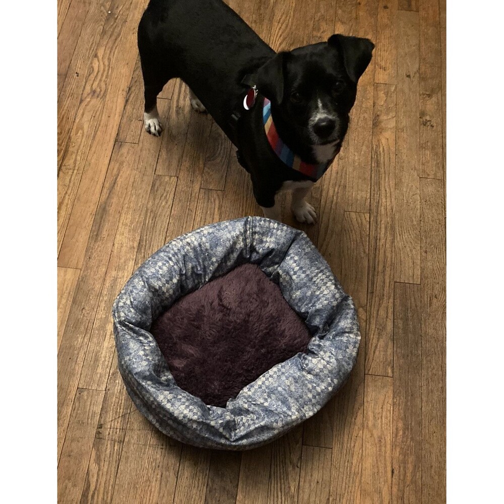 American Plush Textile Heavy Duty Small Pet Bed XS Dog Cat Reversible Puppy Gift